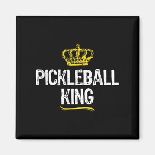 Pickleball King Men Boys Player Cool Magnet