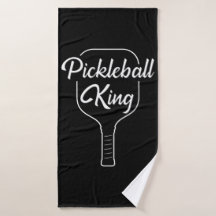 Pickleball King mit Pickleball Paddel