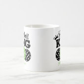 Pickleball King Personalisiert Kaffeetasse (Mittel)