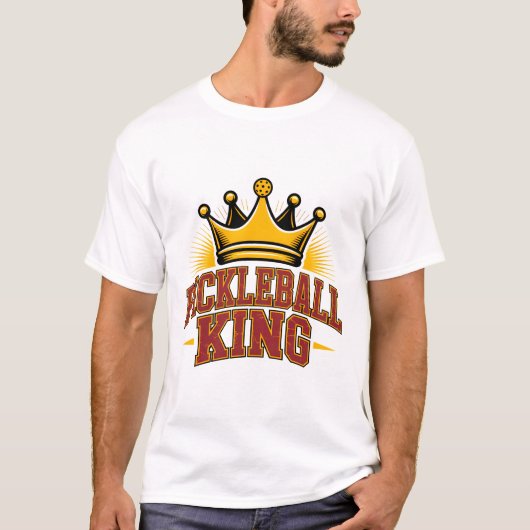 Pickleball King T-Shirt (Vorderseite)
