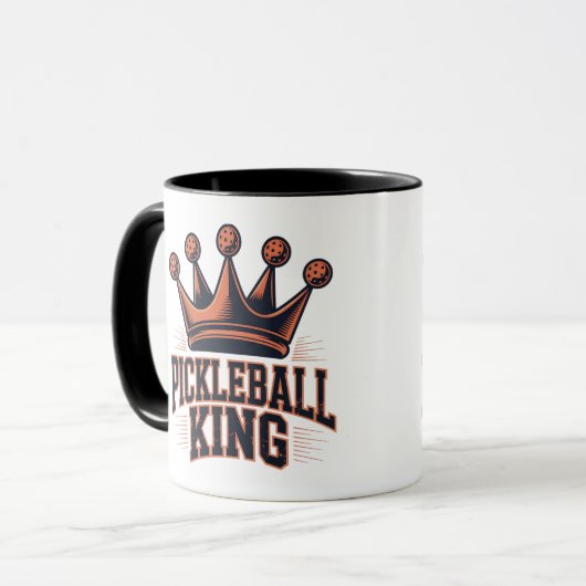 Pickleball King Tasse (Vorderseite Links)