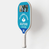 Pickleball King und Best Vater je 3 Foto Grid Schläger (Links)