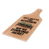 Pickleball Kitchen Zone Warning Sign Cutting Board Schneidebrett (Ecke)
