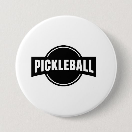 Pickleball-Knopf Button (Vorderseite)