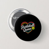 Pickleball-Königin Button (Vorne & Hinten)