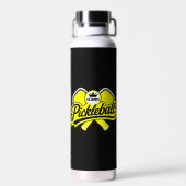 Pickleball-Königin Champion Trinkflasche (Rückseite)