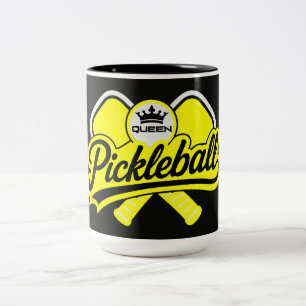 Pickleball-Königin Champion Zweifarbige Tasse
