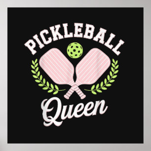 Pickleball-Königin Lustige Pickleball-Spielerin Poster
