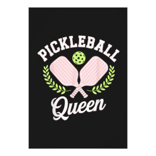 Pickleball Königin Lustiger Pickleball Spieler Fotodruck