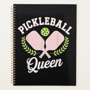 Pickleball Königin Lustiger Pickleball Spieler Planer
