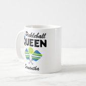 Pickleball-Königin Pickleball-Kaffeetasse Kaffeetasse (Vorderseite Links)