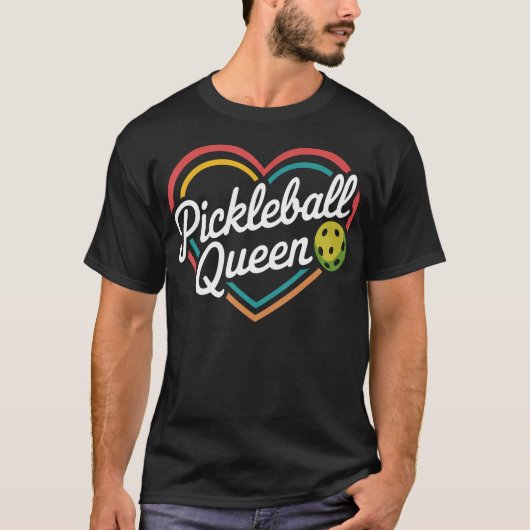 Pickleball-Königin T-Shirt (Vorderseite)
