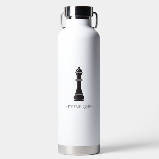 Pickleball-Königin Trinkflasche (Vorderseite)