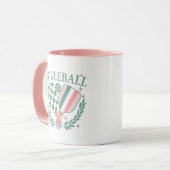Pickleball-Kreuzpaddles Tasse (Vorderseite Links)