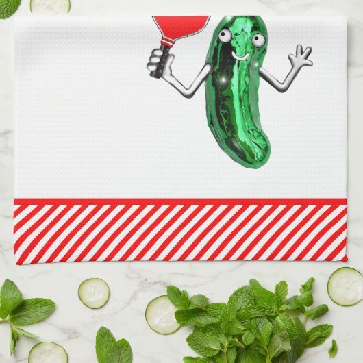 Pickleball Küchentuch (Gefaltet)