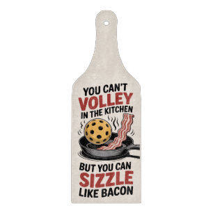 Pickleball Küchenzone Bacon Humor Schneidebrett