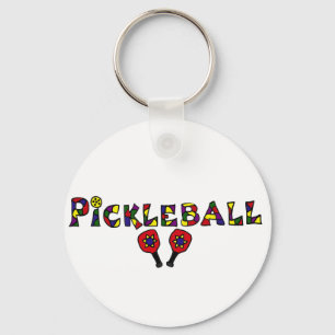 Pickleball Kunst-Buchstaben Schlüsselanhänger