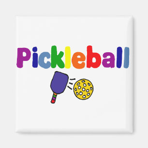 Pickleball Kunst Magnet