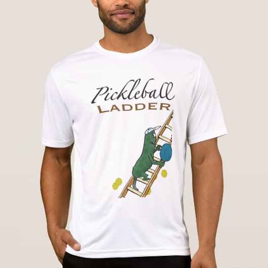 Pickleball Ladder T - Shirt (Vorderseite)