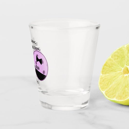 Pickleball Last Swing Before the Ring Wedding Schnapsglas (Rechts)