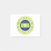 Pickleball: Lebensabend Post-it Klebezettel (Vorderseite)