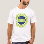 Pickleball: Lebensabend T-Shirt (Vorderseite)
