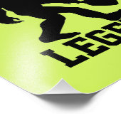 Pickleball Legend Funny Bigfoot Fotodruck (Ecke)