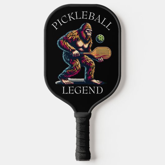Pickleball Legend | Funny Bigfoot Schläger (Vorderseite)