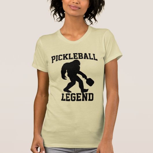 Pickleball Legend Funny Bigfoot T-Shirt (Vorderseite)