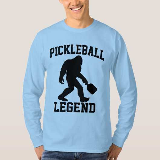 Pickleball Legend Funny Bigfoot T-Shirt (Vorderseite)