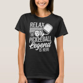 Pickleball Legend ist hier Pickleball Player Premi T-Shirt (Vorderseite)
