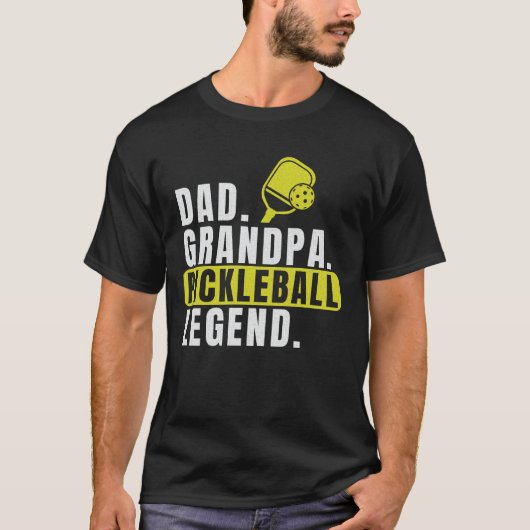 Pickleball Legend Tee for Dads & Grandpas (Vorderseite)