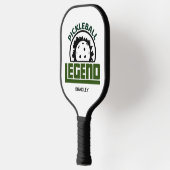 Pickleball Legend Typografy Personalisiert Name Schläger (Links)