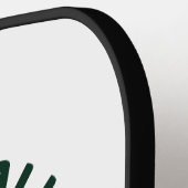 Pickleball Legend Typografy Personalisiert Name Schläger (Linke Seite)