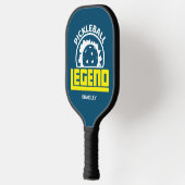Pickleball Legend Typografy Personalisiert Name Schläger (Links)