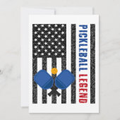 Pickleball Legend USA Einladung (Vorderseite)