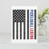 Pickleball Legend USA Einladung (Stehend Vorderseite)