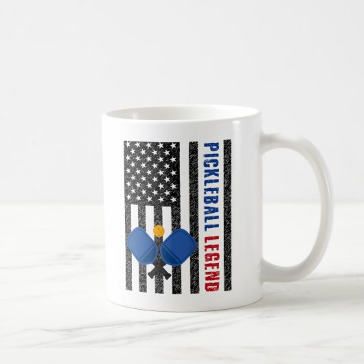 Pickleball Legend USA Kaffeetasse (Rechts)