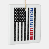 Pickleball Legend USA Keramikornament (Rechts)