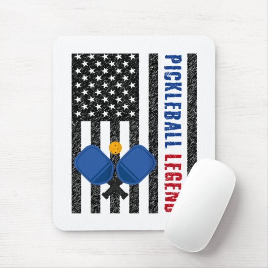 Pickleball Legend USA Mousepad (Mit Mouse)