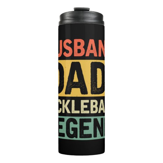 Pickleball-Legende 3 Thermosbecher (Vorderseite)
