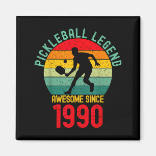 Pickleball-Legende großartig seit 1990 Retro 36. Magnet