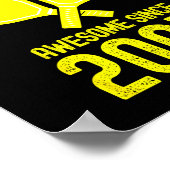 Pickleball-Legende großartig seit 2004 Retro 22. Poster (Ecke)