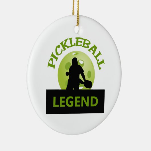 PICKLEBALL LEGENDE KERAMIKORNAMENT (Rechts)