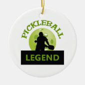 PICKLEBALL LEGENDE KERAMIKORNAMENT (Vorne)