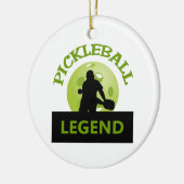 PICKLEBALL LEGENDE KERAMIKORNAMENT (Links)