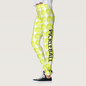Pickleball Leggings von Frauen mit Paddelzüchtern (Links)
