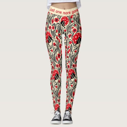 Pickleball Legs und Die Lass Leggings (Vorderseite)