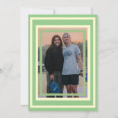 Pickleball Letzte Swing vor dem Ring-Sage-Foto Einladung (Rückseite)