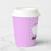 Pickleball Letzte Swing vor der Ring-Hochzeit Pappbecher (Rechts)